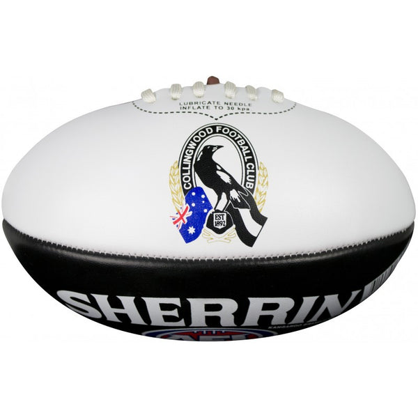 Collingwood Magpies Sherrin Softie 20cm Football