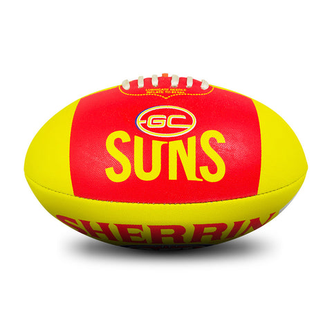 Gold Coast Suns Sherrin Club Football size 5