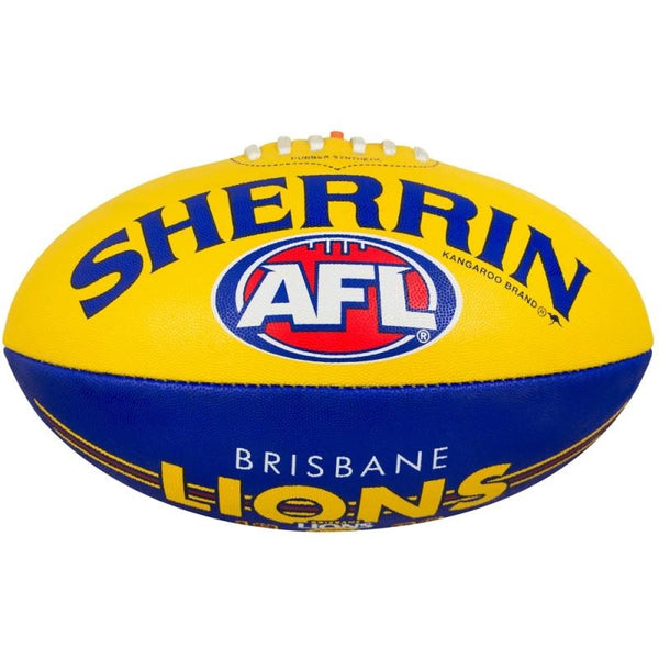 Brisbane Lions Sherrin Club Football size 5