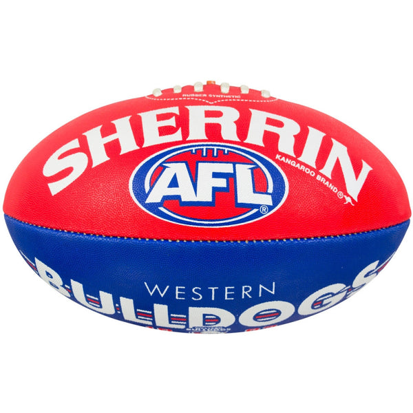 Western Bulldogs Sherrin Club Football size 5
