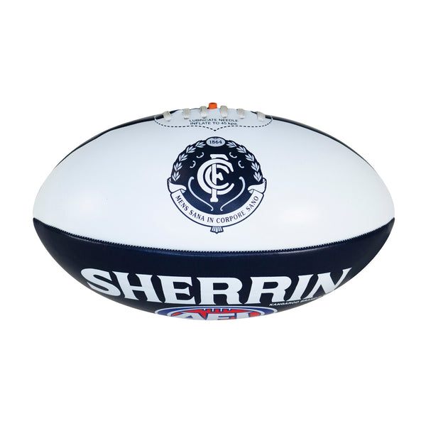 Carlton Blues Sherrin Autograph Football size 3