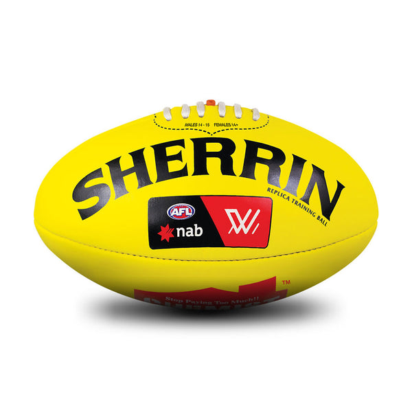 Sherrin Leather AFLW Women NAB Replica Training Football size 4
