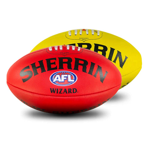 Sherrin AFL Wizard Leather Football