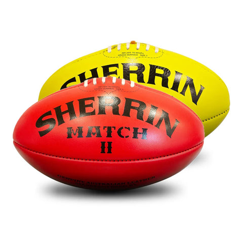 Sherrin Match Leather Game Aussie Rule Football
