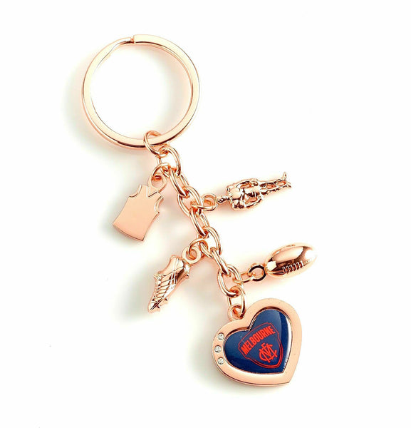 Melbourne Demons Charm Keyring