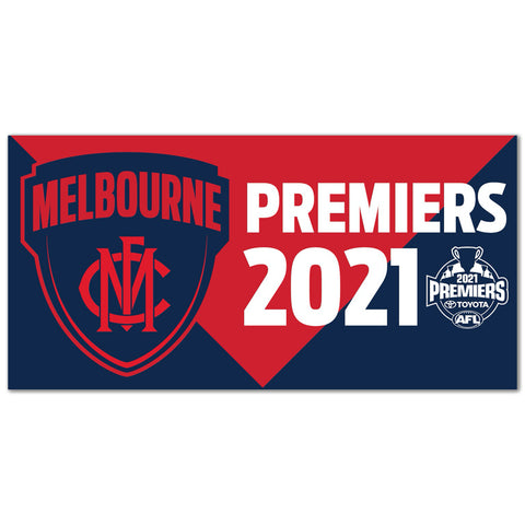 Melbourne Demons 2021 Premiers Pole Flag EA 90 x 180cm