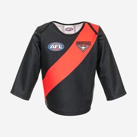 Essendon Bombers Longsleeve Baby Toddlers Footy Jumper Guernsey