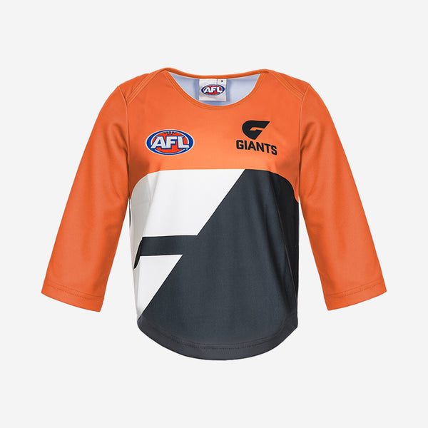 Greater Western Sydney GWS Giants Longsleeve Baby Toddlers Footy Jumper Guernsey