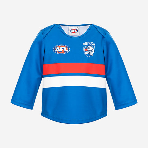 Western Bulldogs Longsleeve Baby Toddlers Footy Jumper Guernsey