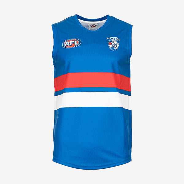 Western Bulldogs Kids Youths AFL Auskick Playing Pack Jumper Guernsey Shorts Socks