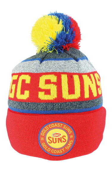 Gold Coast Suns Tundra Pom Pom Beanie