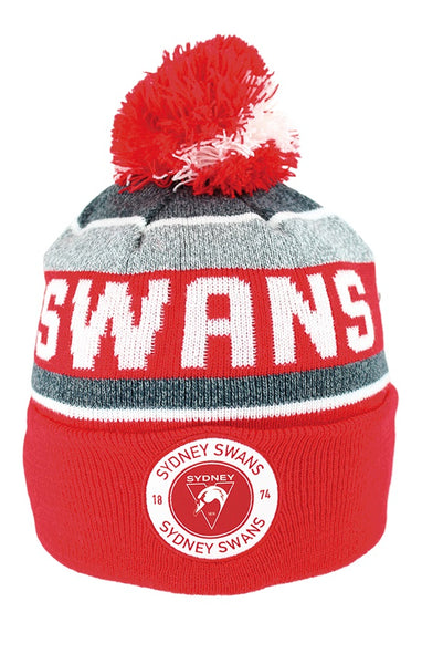Sydney Swans Tundra Pom Pom Beanie