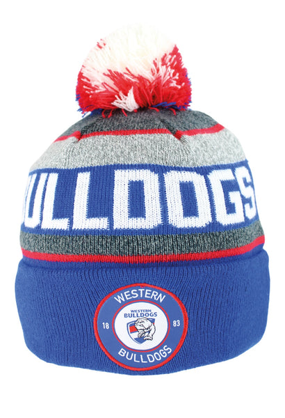 Western Bulldogs Tundra Pom Pom Beanie