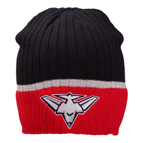 Essendon Bombers Mens Adults Boundary Rib Beanie