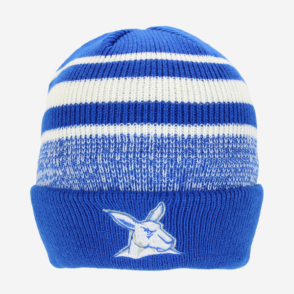 North Melbourne Kangaroos Mens Adults Cluster Beanie