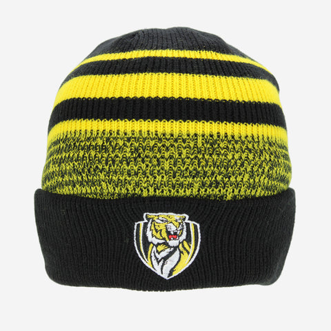 Richmond Tigers Mens Adults Cluster Beanie