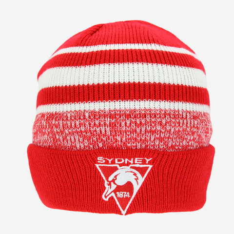Sydney Swans Mens Adults Cluster Beanie