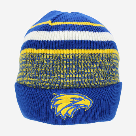 West Coast Eagles Mens Adults Cluster Beanie