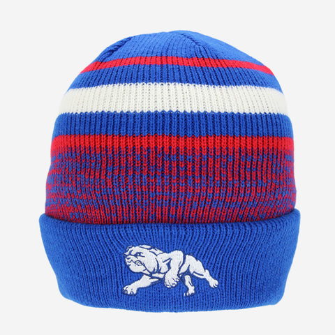 Western Bulldogs Mens Adults Cluster Beanie