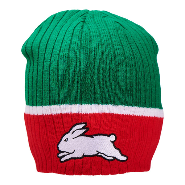 South Sydney Rabbitohs NRL Mens Adults Boundary Rib Beanie