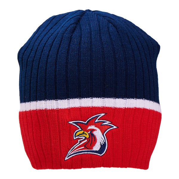 Sydney Roosters NRL Mens Adults Boundary Rib Beanie