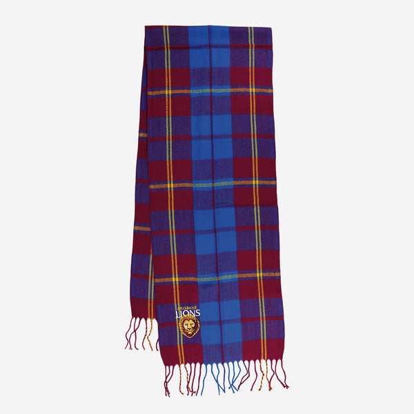 Brisbane Lions Tartan Scarf