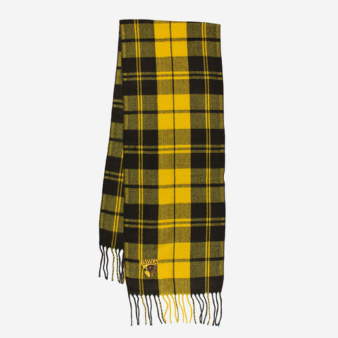 Hawthorn Hawks Tartan Scarf