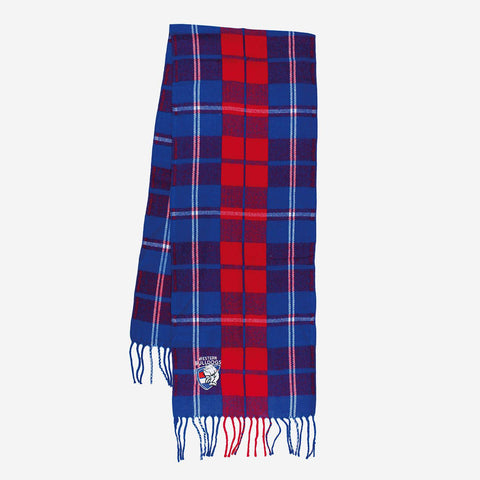 Western Bulldogs Tartan Scarf