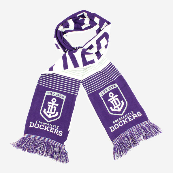 Fremantle Dockers Mens Adults Linebreak Scarf