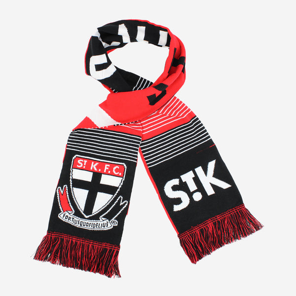 St Kilda Saints Mens Adults Linebreak Scarf