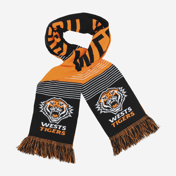 Wests Tigers NRL Mens Adults Linebreak Scarf