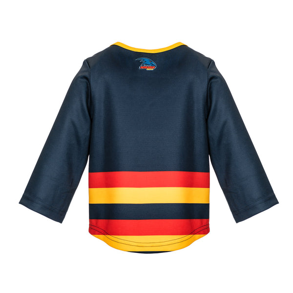 Adelaide Crows Longsleeve Baby Toddlers Footy Jumper Guernsey