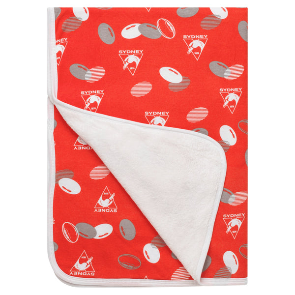 Sydney Swans Baby Blanket