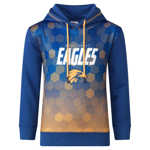 West Coast Eagles Kids Youths Sublimated Hoodie