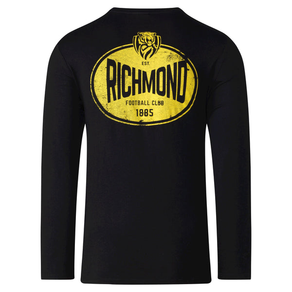 Richmond Tigers Mens Adults Supporter Long Sleeve Tee