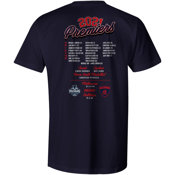 Melbourne Demons 2021 Premiers Mens Adults P2 Tee