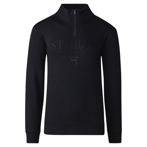 St Kilda Saints Mens Adults 1/4 Quarter Zip Pullover