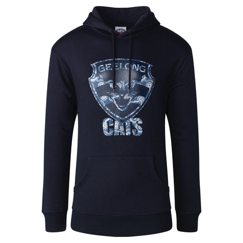 Geelong Cats Mens Indigenous Logo Hoody