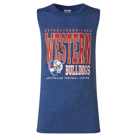 Western Bulldogs Mens Adults Football Tank Jersey