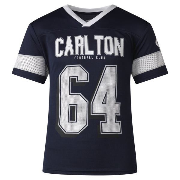 Carlton Blues Boys Youths Football Tee