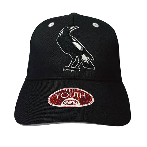 Collingwood Magpies Boys Youths 3D Logo Cap