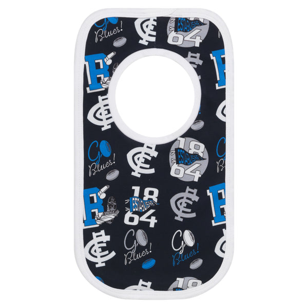 Carlton Blues Babies Infants 2 Pack Bib Set