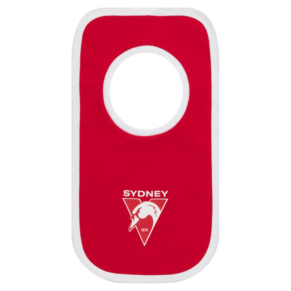 Sydney Swans Babies Infants 2 Pack Bib Set