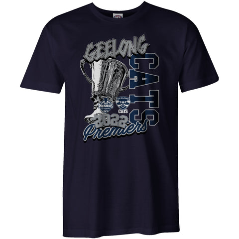Geelong Cats 2022 Premiers Mens Adults P2 Tee