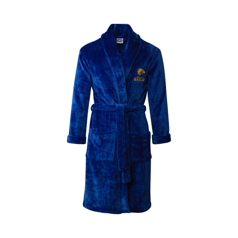 West Coast Eagles Mens Dressing Gown Robe