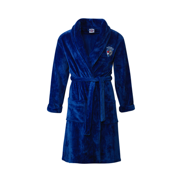 Western Bulldogs Mens Dressing Gown Robe