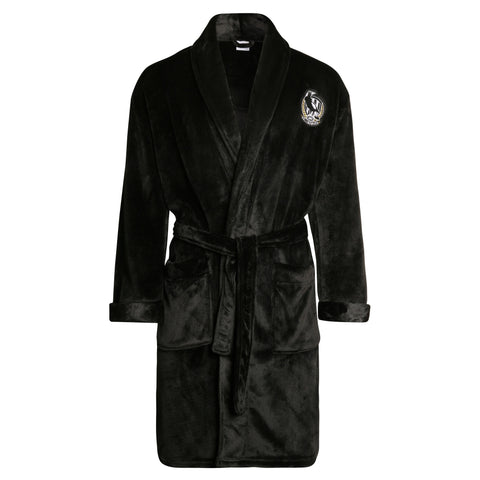 Collingwood Magpies Mens Dressing Gown Robe