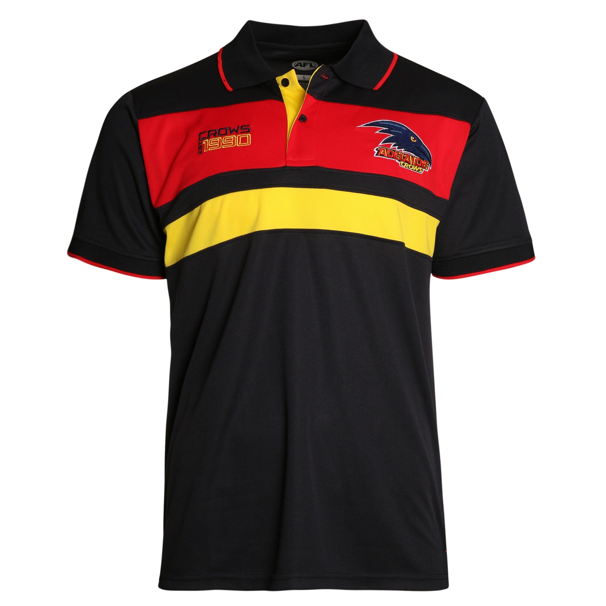 Adelaide Crows Mens Premium Polo T Shirt