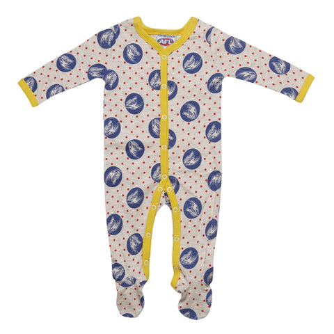 Adelaide Crows Babies Toddlers Coverall Romper Onesie
