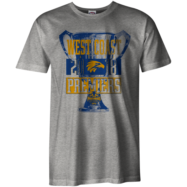 West Coast Eagles Mens 2018 Premiers Tee